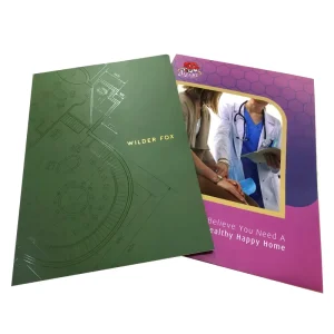 Presentation Certificate Folders A5 Two Pocket File Document Organizer Folder