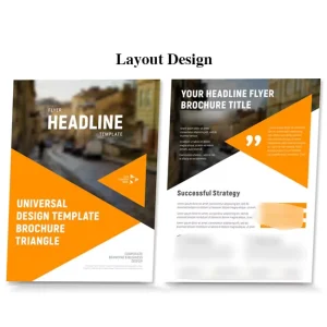 Price Custom Design Paper Flyer Catalogue Brochure Booklet Instruction Manual Graphic Design Logo Service