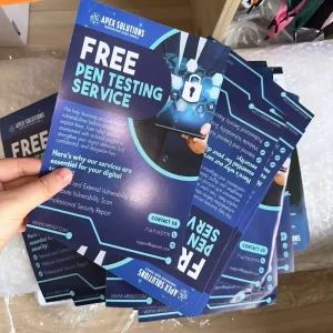 Price Custom Your Design Printing A5 Size Paper Flyers for Company Promotion Advertising