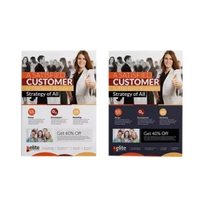 Printed Advertising Flyer Leaflet Catalogue Booklet Full Color Printing Service