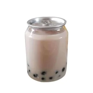 Printed Food Grade Plastic PET Cans with Aluminum Tin Lid Soda Beverage Drinking Bottle Customized PET Cans