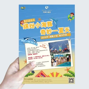 Printed Paper Flyers Custom A4 A5 A6 Flyer Printing for Product Advertising