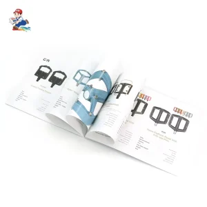 Printed Sustainable Paper Options Scratch Resistant UV Ink Soft Touch Lamination Custom Size Shape Advertising Book