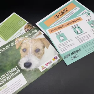 Printing Manufacturing Service Custom Design Full Color Folded Flyer Leaflet