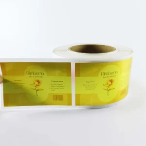 Printing Waterproof Strong Adhesive Gold Logo Stickers Fashion Brand Label Design Printing Services Labels