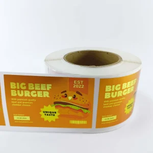 Printing Waterproof Strong Adhesive Gold Stickers Labels Packaging Multiple Style Designs Custom Waterproof Label Sticker