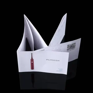 Private Design Customized Tri-fold Flyer Restaurant Menu Printing Advertising Paper Printing Service A4 Size Brochure