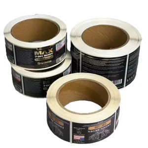 Private Design Durable Waterproof Self Adhesive Vinyl Craft Sticker Roll Custom Logo Printing for Product Labels Clove Oil