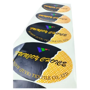 Private Design Food Grade Product Labels Maker Self Adhesive Vinyl Waterproof Shape Sticker Roll Custom Printing Logo Stickers