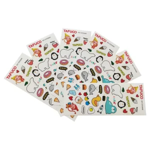 Private Design Printing Cartoon Die Cut Stickers Adhesive Label Sheet for Kids