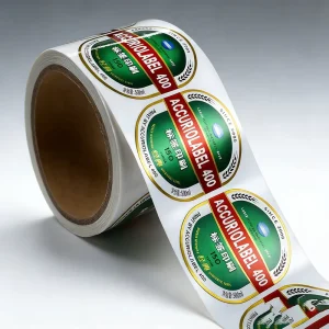 Private Design Product Labels Maker Custom Printing Waterproof Vinyl Sticker Beer Drinks Juice logo Sticker Glass Bottle Label