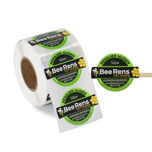 Private Design Product Labels Maker Self Adhesive Vinyl Round Waterproof Sticker Roll Paper Custom Printing Logo Label Stickers