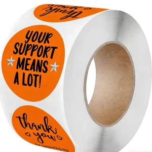Private Design Product Labels Maker Self Adhesive Vinyl Round Waterproof Sticker Roll Paper Custom Printing logo Label Stickers