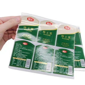 Private Design Product Labels Maker Self Adhesive Vinyl Waterproof Sticker Roll Paper Custom Printing Logo Label Stickers