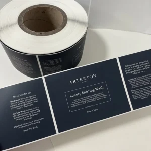 Private Label Sticker Roll Custom Shape & Design Adhesive for Craft Beer Bottles & Artisan Products