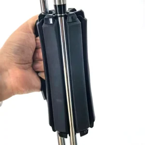 Private Mold Custom 6 Slot Radial Design Golf Club Carrier OEM Portable Stand Holder Ergonomic D Grip Free Standing Storage