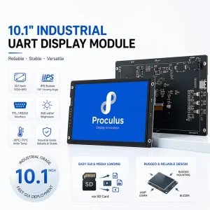 Proculus 10.1 Inch App Connected Electronic Mini Display Screen Smart Home Hmi Touch Screen Interface Tft Lcd Display Lcd Module