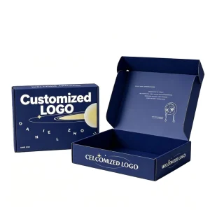 Product Design Digital Printing Postal Boxes Packaging for Custom Logo Wig Clothes Makeup Corrugated Mailer Paper Boxes