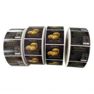 Product Label Printing Package Labels Stickers Waterproof Adhesive Custom Vinyl Sticker