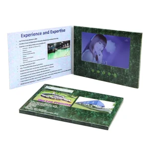 Products Brand Promotional Digital Business Brochure Greeting Card for Marketing Gift Video Screen Book