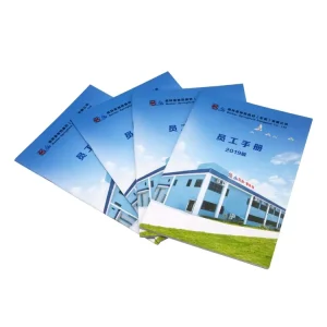 Professional Brochure Printing Staple Binding Booklet Catalogue Instruction Manual