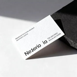 Professional Business Card Custom Design With Your Logo on High Quality Paper for Corporate and Small Business Use