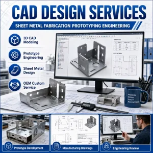 Professional CAD Design Services for Sheet Metal Fabrication Prototyping Engineering