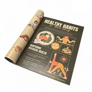 Professional Color Print Custom Booklet Book Product Brochure Company Catalogue Photo Magazine Printing Service