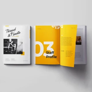 Professional Color Print Custom Flyer Booklet Book Product Brochure Company Catalogue Photo Magazine Printing Service