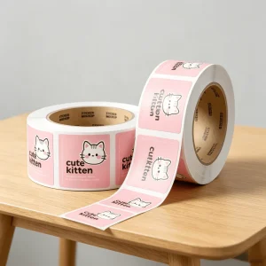 Professional Custom Logo Stickers Personalized Waterproof Adhesive Labels for Business Product Branding Needs