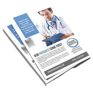 Professional Custom Size Foldable Promotion Flyer and Marketing Leaflet Printing Offset Printing Brochure UV Printing