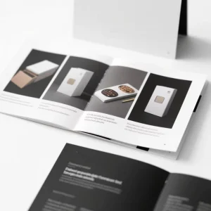Professional Customized Perfect Binding Fashion Magazine Catalog Booklet with Custom Logo Design
