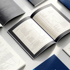 Professional Customized Personalized Cardboard Book Catalog Booklet Brochure Printing for Fashion Propaganda
