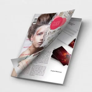 Professional Design Custom A4 A5 Advertisement Magazine Journal Brochure Full Colorful Company Product Catalog Booklet Printing
