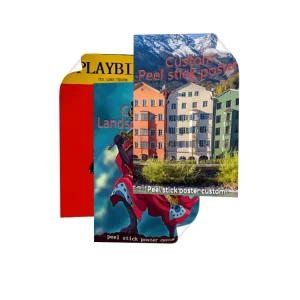 Professional Digital Printing Coated Bed Frame Posters Arte Abstrata Peel Stick Duplex Board Corrugated Board