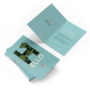 Professional Factory Paper Product Cards Custom Greeting Cards with logo