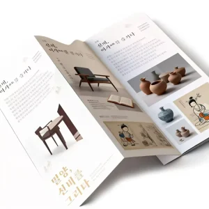 Professional Free Design Printed Low Cost Full Color Brochure Booklet Printing Service
