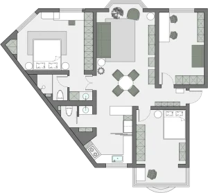 Professional Home Interior Design Services 3D Rendering One Stop Solution for Whole House Customization Construction Projects