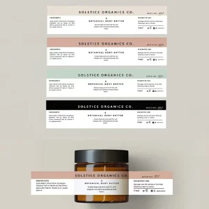 Professional Label Design Services Meticulously Crafting Unique Labels Tailored to Your Business Specifications and Brand Image