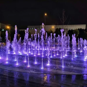 Professional Matrix Music Fountain System Remote Control Dynamic Water Show Equipment for Scenic Spot