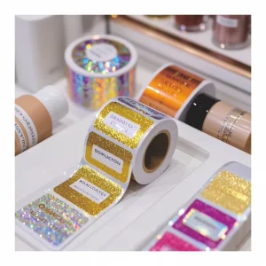 Professional Moon Anime Motion Rainbow Effect Laser Stickers