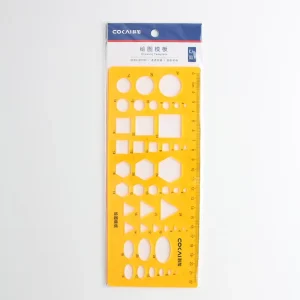 Professional Multifunctional Plastic Math Sets Drawing Template Ruler for Student Design Tools Math Ruler