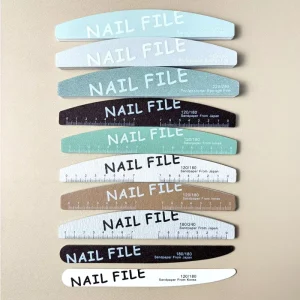 Professional Nail File Buffer Kit 80 to 4000 Grit Japan Imported Sandpaper Nail Extension Tools