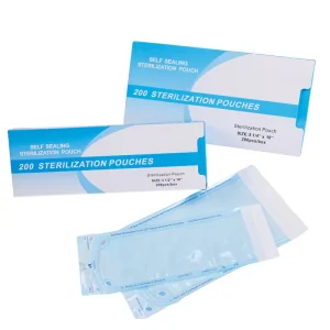 Professional Nail File Set 200Pcs Box Self Seal Sterilization Pouch for Nail Salon Tattoo Dental Manual Power 90*260mm