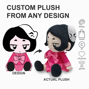Professional OEM Custom Plush Toy From Artwork Design Soft Stuffed Character Doll for Brand IP Promotion & Licensing