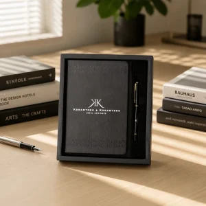 Professional Office Journal Notepad Set for Business Meeting Seminar Record and Company Anniversary Celebration