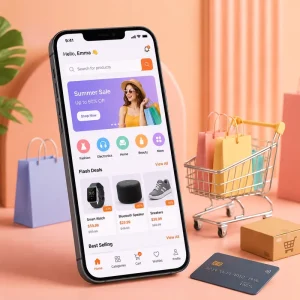 Professional SEO Optimized Online Shopping Website Development Services Android Mobile Application Solutions E-commerce Redesign