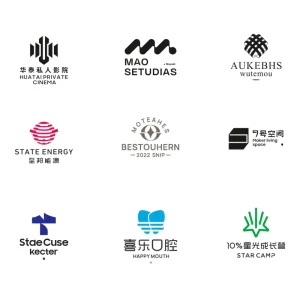 Promotion logo Customized Design Flashing Professional Graphic Design Logo Service