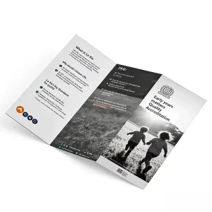 Promotional Advertise Marketing Leaflets Small Brochure Trifold Flyers Cardboard Custom Embossed Flyers Printing
