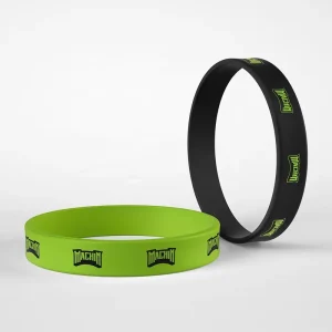 Promotional Crystal Code Engraver Wristbands Snap Black Rubber Sports Bracelet Kids Metal Silicone Charm for Kids for Sports